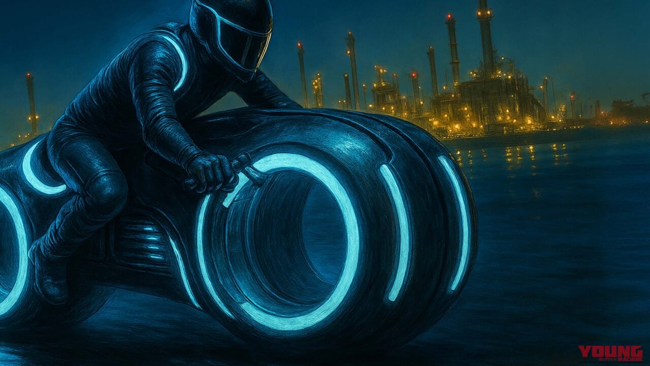 「ぼくの考えた最強のマシン」系?! 『トロン』のマシンをワンオフで再現しちゃった夫婦の話