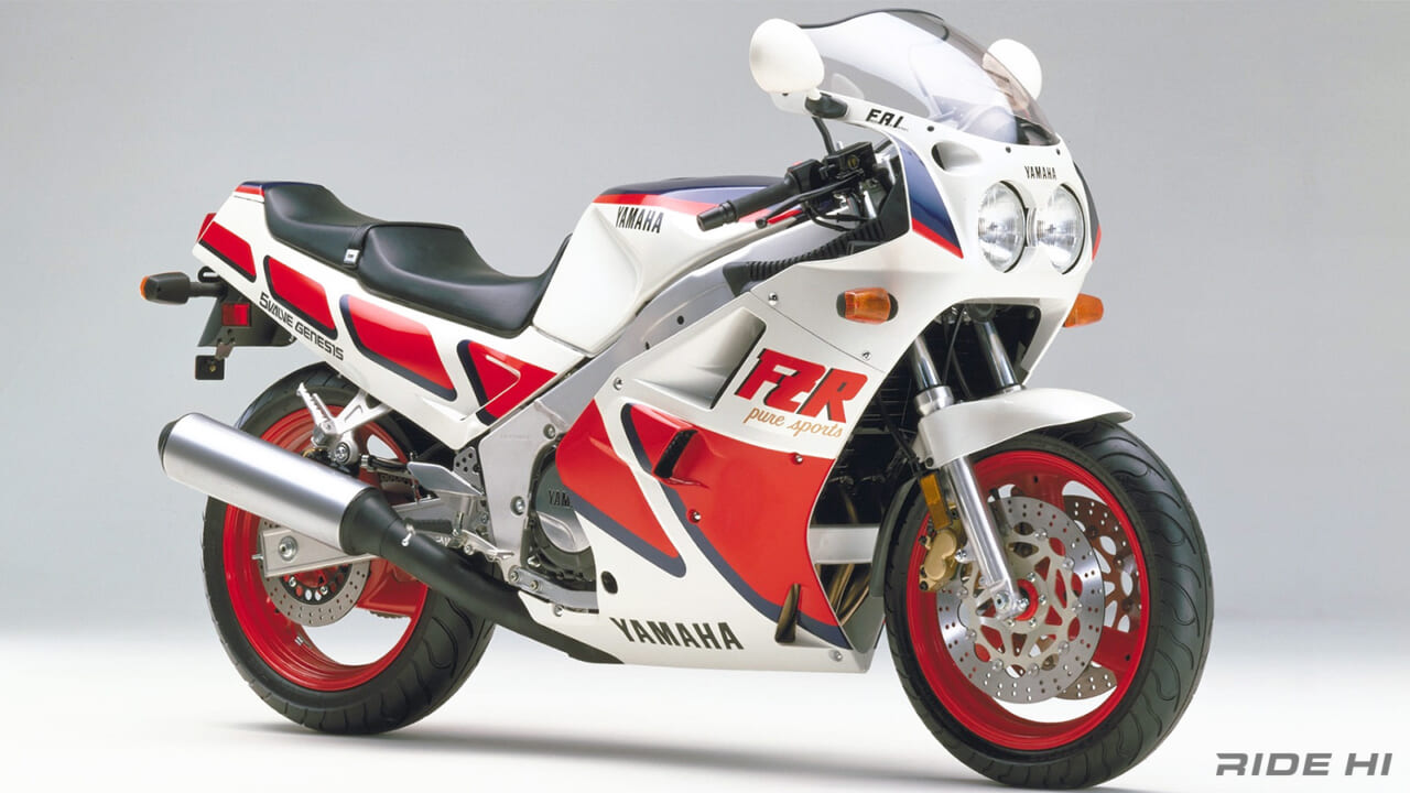 ヤマハ｜FZR1000｜1987年モデル｜「YZF-R1の先祖」「とにかく乗りやすかった」ヤマハ初のリッターレプリカFZR1000はフラッグシップが5速の時代！