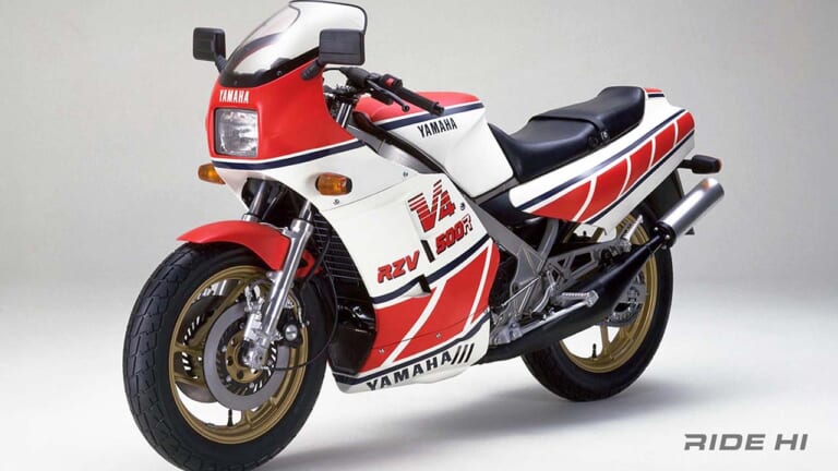 「2スト500が普通のバイク屋で買えた」壮絶メカニズムでV4を具現化したヤマハ「RZV500R」