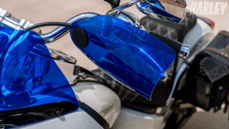 KLOCK WERKS|Flare ハンドガード|装着|海外のハーレーパーツを日本で気軽に購入できるスズキ&アソシエイツ