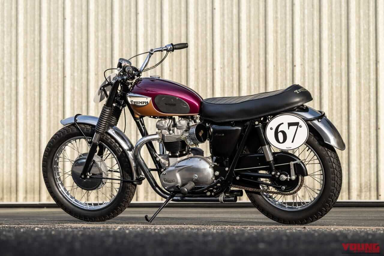 トライアンフ｜ボンネビルTT｜1960s｜4年間で4000台だけ造られた『障害物競走』用のレアモデル、ボンネヴィルTTスペシャル