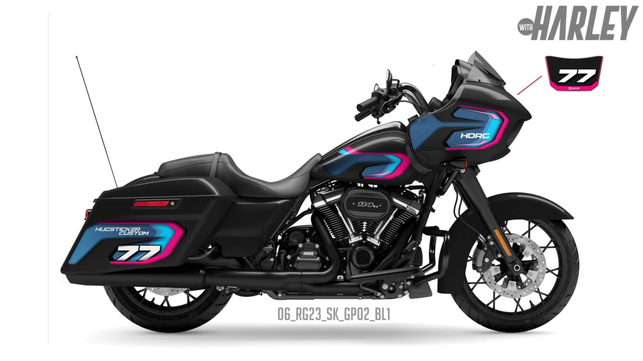 HUGCUSTOM｜ラッピングでより手軽に車体カラーを自在にアレンジ＜TRIJYA CUSTOM MOTORCYCLES｜CVO ROADGLIDE＞