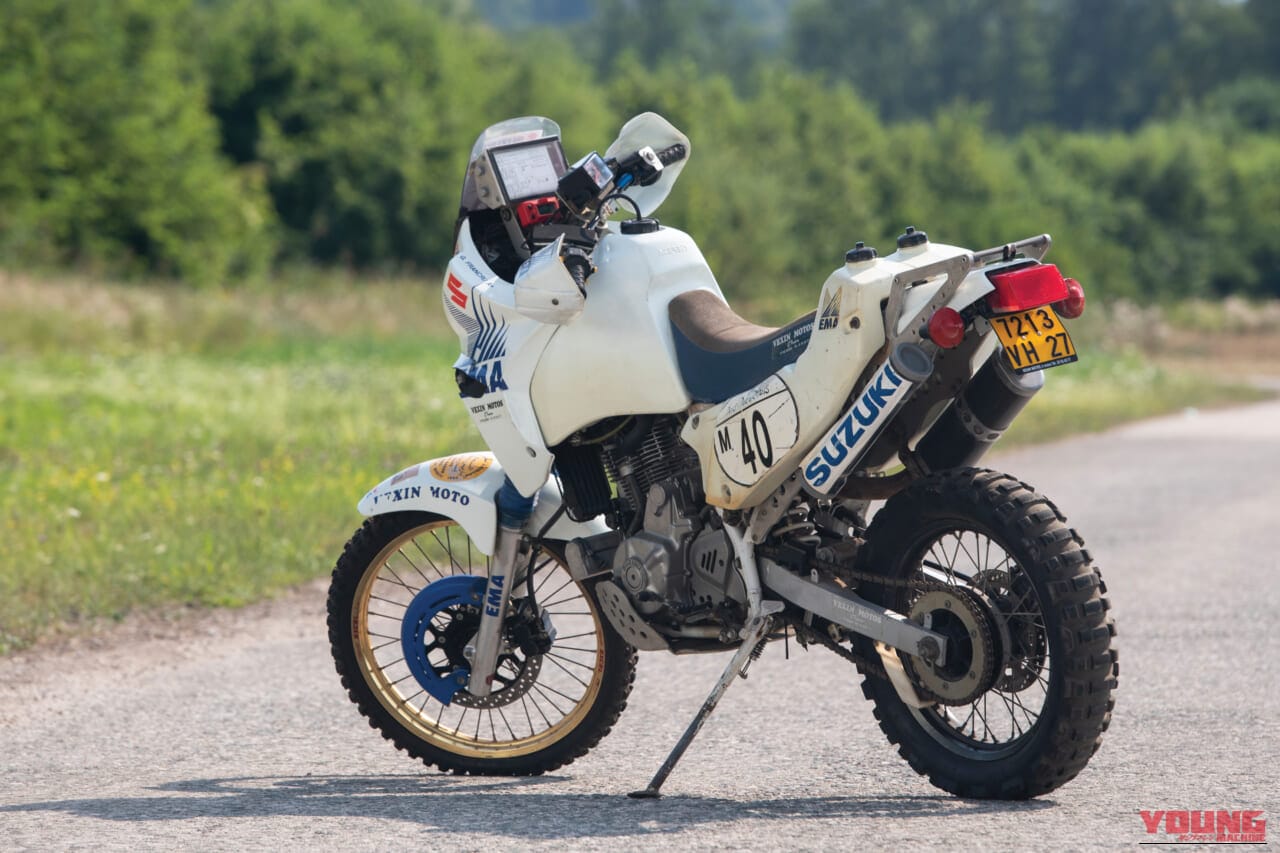 スズキ|DR650|パリダカ仕様|「もしかして2回走った?」1994年のパリダカで唯一の完走を果たしたスズキ車「DR650」