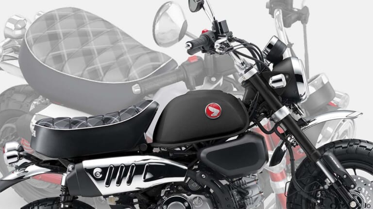 マットブラック採用で渋カワ! タータンチェック柄シートが復活!! ホンダ「モンキー125」2026年モデルが登場【欧州】