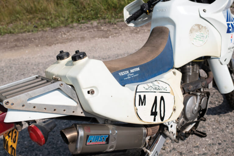 スズキ｜DR650｜パリダカ仕様｜「もしかして2回走った？」1994年のパリダカで唯一の完走を果たしたスズキ車「DR650」