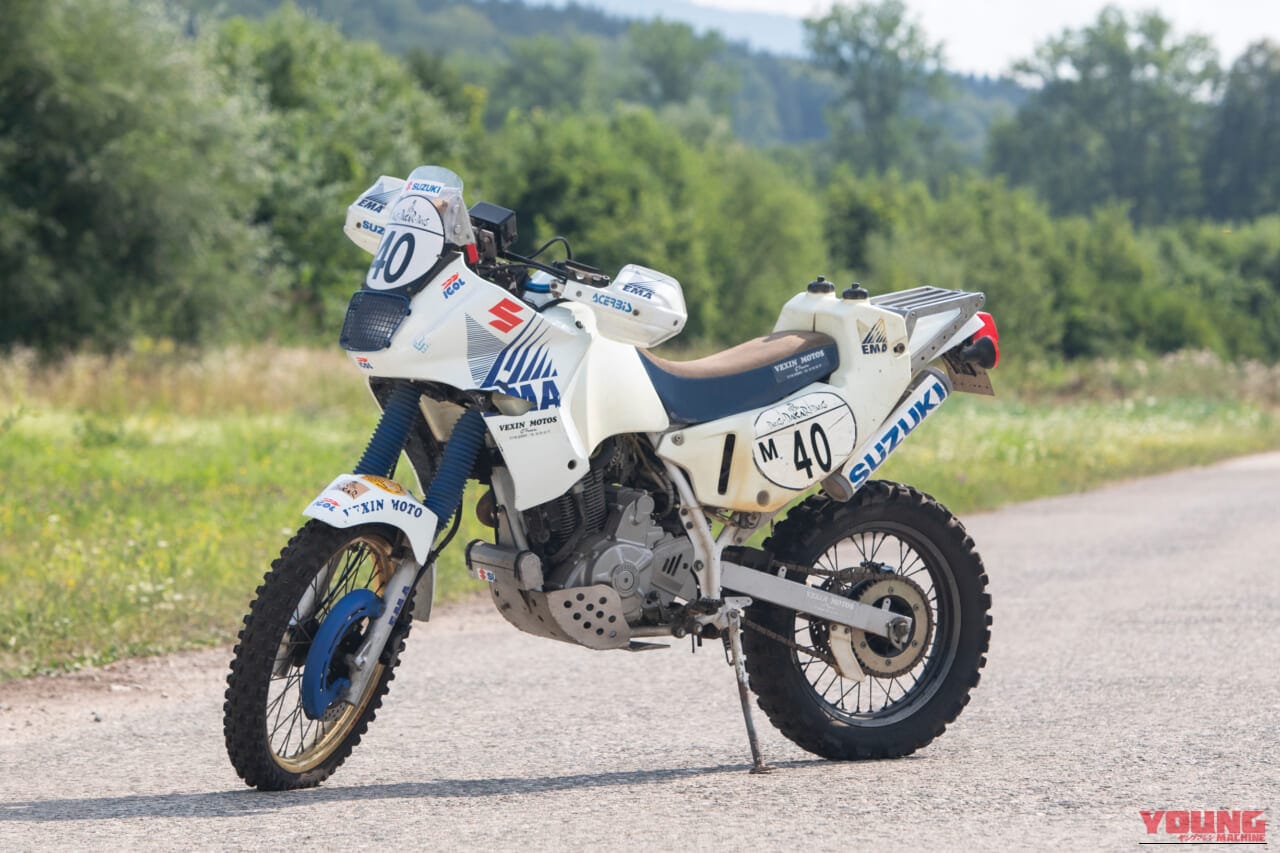 スズキ|DR650|パリダカ仕様|「もしかして2回走った?」1994年のパリダカで唯一の完走を果たしたスズキ車「DR650」
