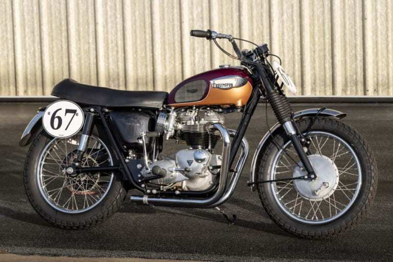 トライアンフ｜ボンネビルTT｜1960s｜4年間で4000台だけ造られた『障害物競走』用のレアモデル、ボンネヴィルTTスペシャル