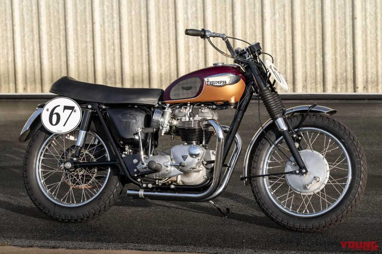 トライアンフ｜ボンネビルTT｜1960s｜4年間で4000台だけ造られた『障害物競走』用のレアモデル、ボンネヴィルTTスペシャル