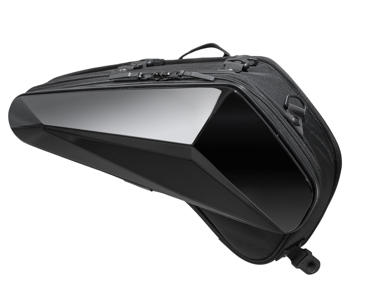 カービングシェルケース2SS｜〈新商品〉フェンダーレス車対応のステー不要PCサイドバッグ「カービングシェルケース2SS」がタナックスから発売