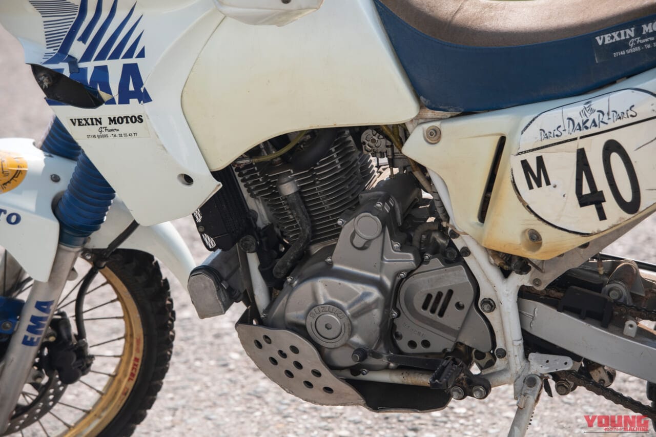 スズキ|DR650|パリダカ仕様|「もしかして2回走った?」1994年のパリダカで唯一の完走を果たしたスズキ車「DR650」