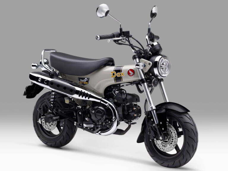 ホンダ｜ダックス125｜欧州仕様｜2026年モデル｜オレンジ＆ホワイトに色変！ ホンダ「ST125ダックス」の2026年モデルは全3色ラインナップに【欧州】