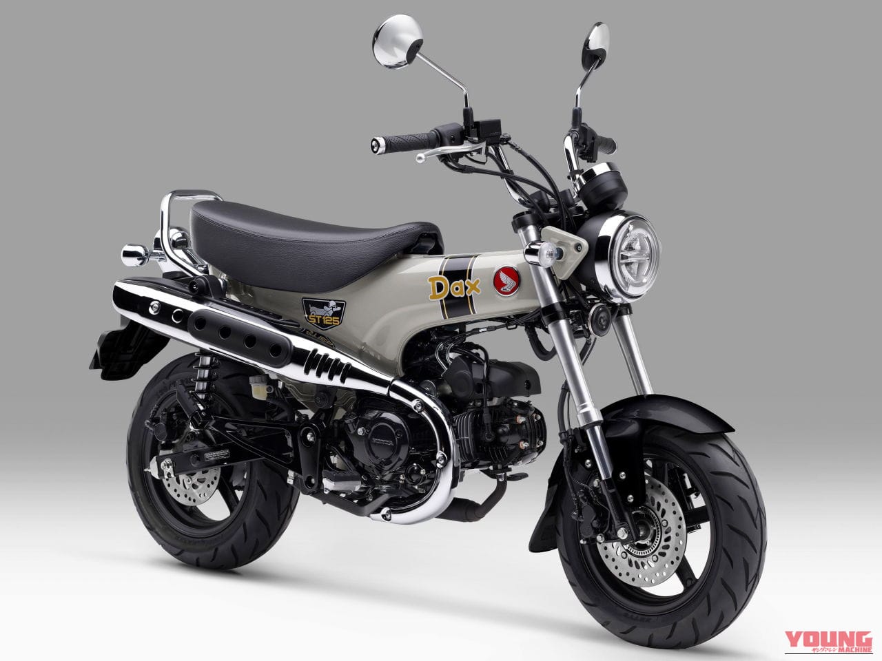 |オレンジ&ホワイトに色変! ホンダ「ST125ダックス」の2026年モデルは全3色ラインナップに【欧州】