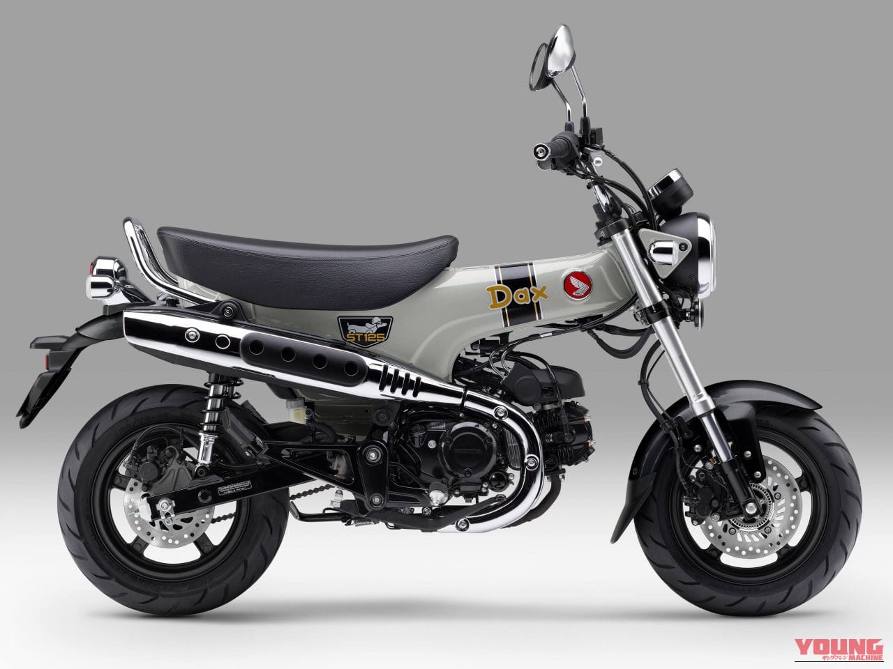|オレンジ&ホワイトに色変! ホンダ「ST125ダックス」の2026年モデルは全3色ラインナップに【欧州】