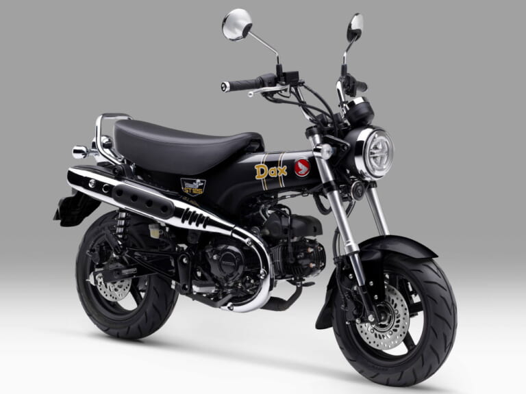 ホンダ｜ダックス125｜欧州仕様｜2026年モデル｜オレンジ＆ホワイトに色変！ ホンダ「ST125ダックス」の2026年モデルは全3色ラインナップに【欧州】