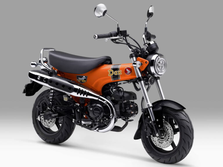 ホンダ|ダックス125|欧州仕様|2026年モデル|オレンジ&ホワイトに色変! ホンダ「ST125ダックス」の2026年モデルは全3色ラインナップに【欧州】