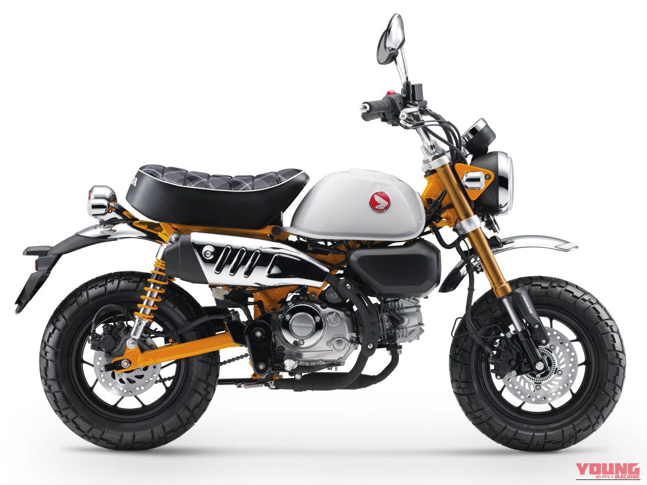 ｜マットブラック採用で渋カワ! タータンチェック柄シートが復活!! ホンダ「モンキー125」2026年モデルが登場【欧州】