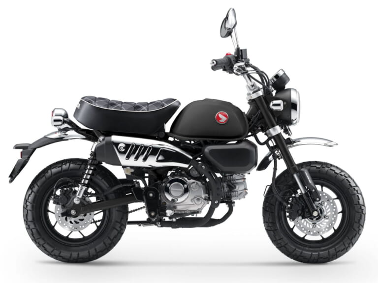 ホンダ｜モンキー125｜欧州仕様｜2026年モデル｜マットブラック採用で渋カワ! タータンチェック柄シートが復活!! ホンダ「モンキー125」2026年モデルが登場【欧州】
