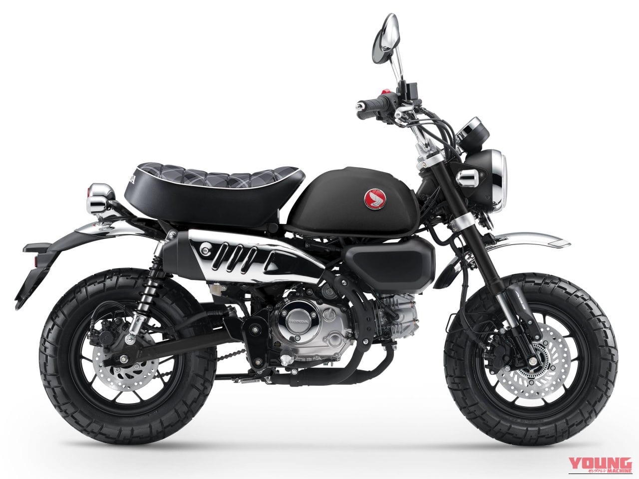 |マットブラック採用で渋カワ! タータンチェック柄シートが復活!! ホンダ「モンキー125」2026年モデルが登場【欧州】