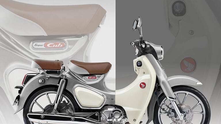 ホンダ「スーパーカブC125」にシルバーのツートーンが登場! 従来色と置き換えで英/伊ほか発売【欧州】