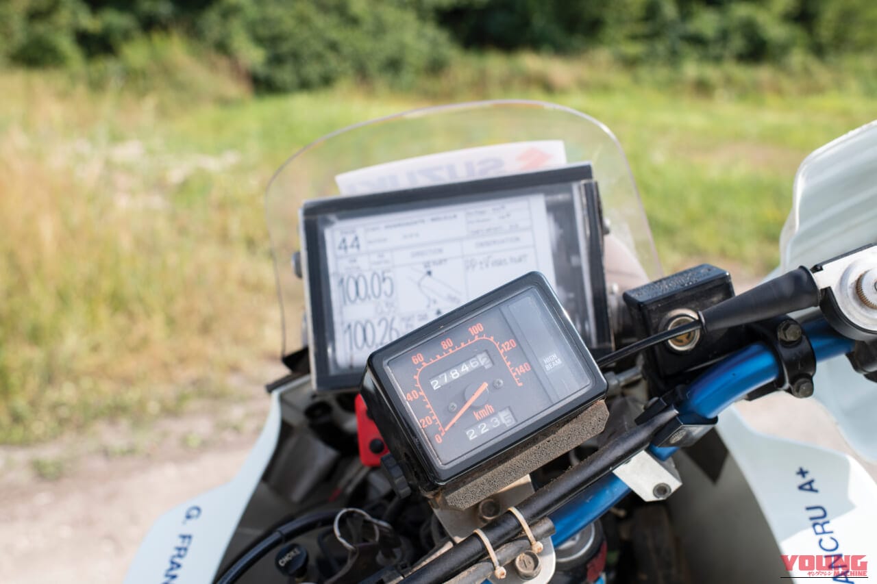 スズキ|DR650|パリダカ仕様|「もしかして2回走った?」1994年のパリダカで唯一の完走を果たしたスズキ車「DR650」