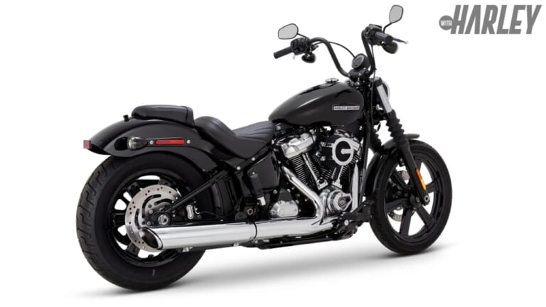 Vance & Hines|Supersport スリップオン|装着|海外のハーレーパーツを日本で気軽に購入できるスズキ&アソシエイツ