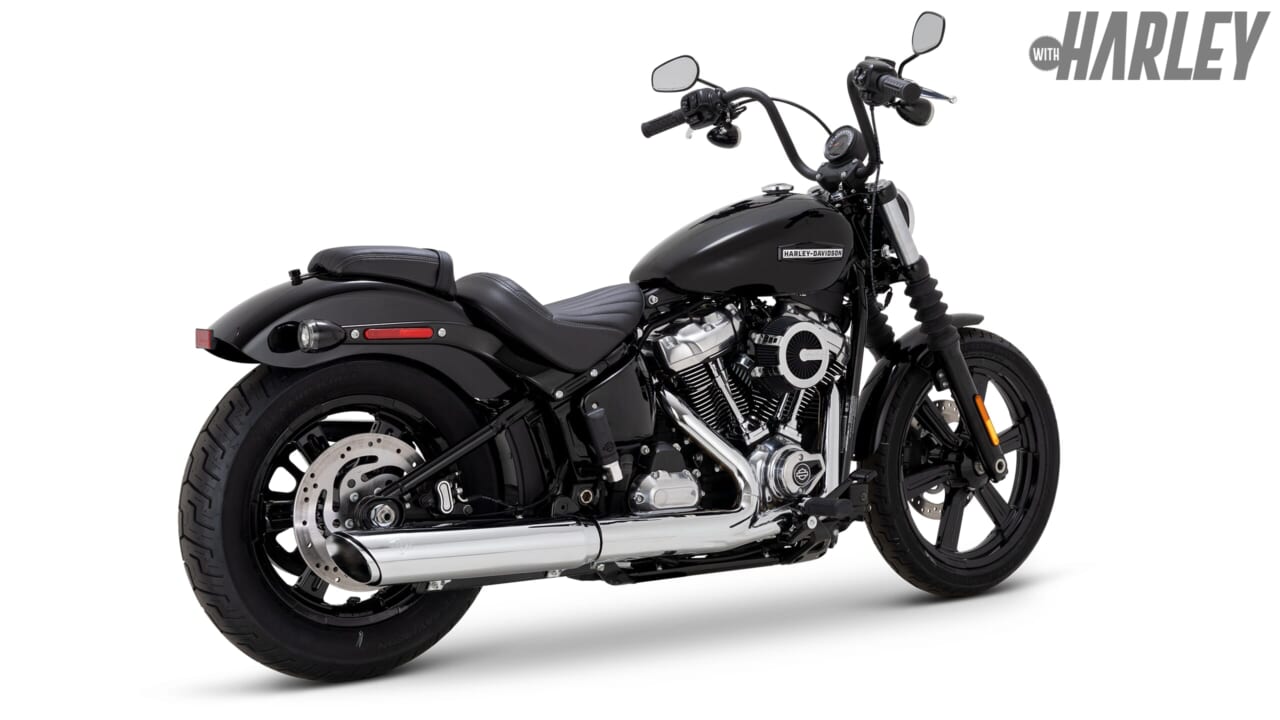 Vance & Hines｜Supersport スリップオン｜装着｜海外のハーレーパーツを日本で気軽に購入できるスズキ&アソシエイツ