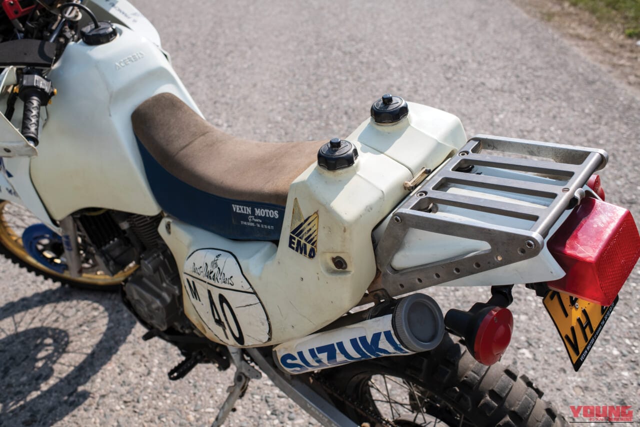 スズキ|DR650|パリダカ仕様|「もしかして2回走った?」1994年のパリダカで唯一の完走を果たしたスズキ車「DR650」
