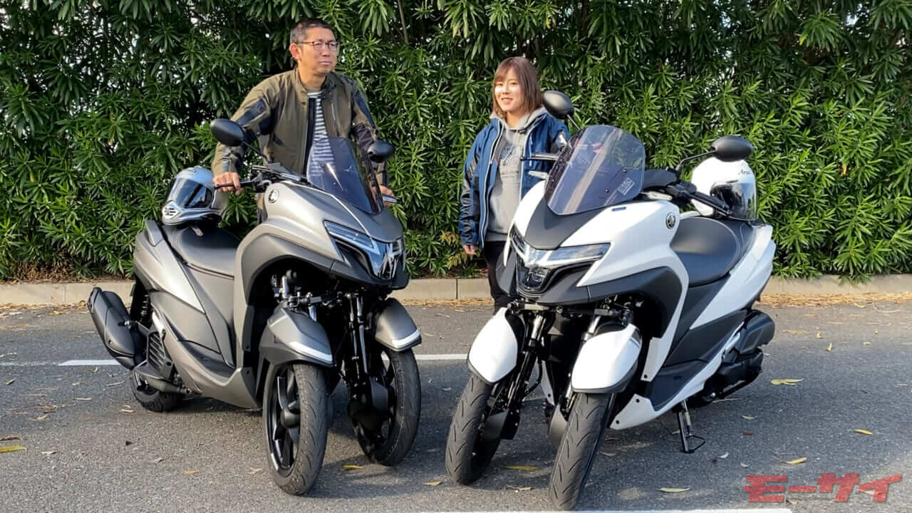 トリシティ125と155を乗り比べ|乗ってわかる三輪の魅力をバイク女子が本音レビュー! 新型トリシティ125/155、進化のツボ