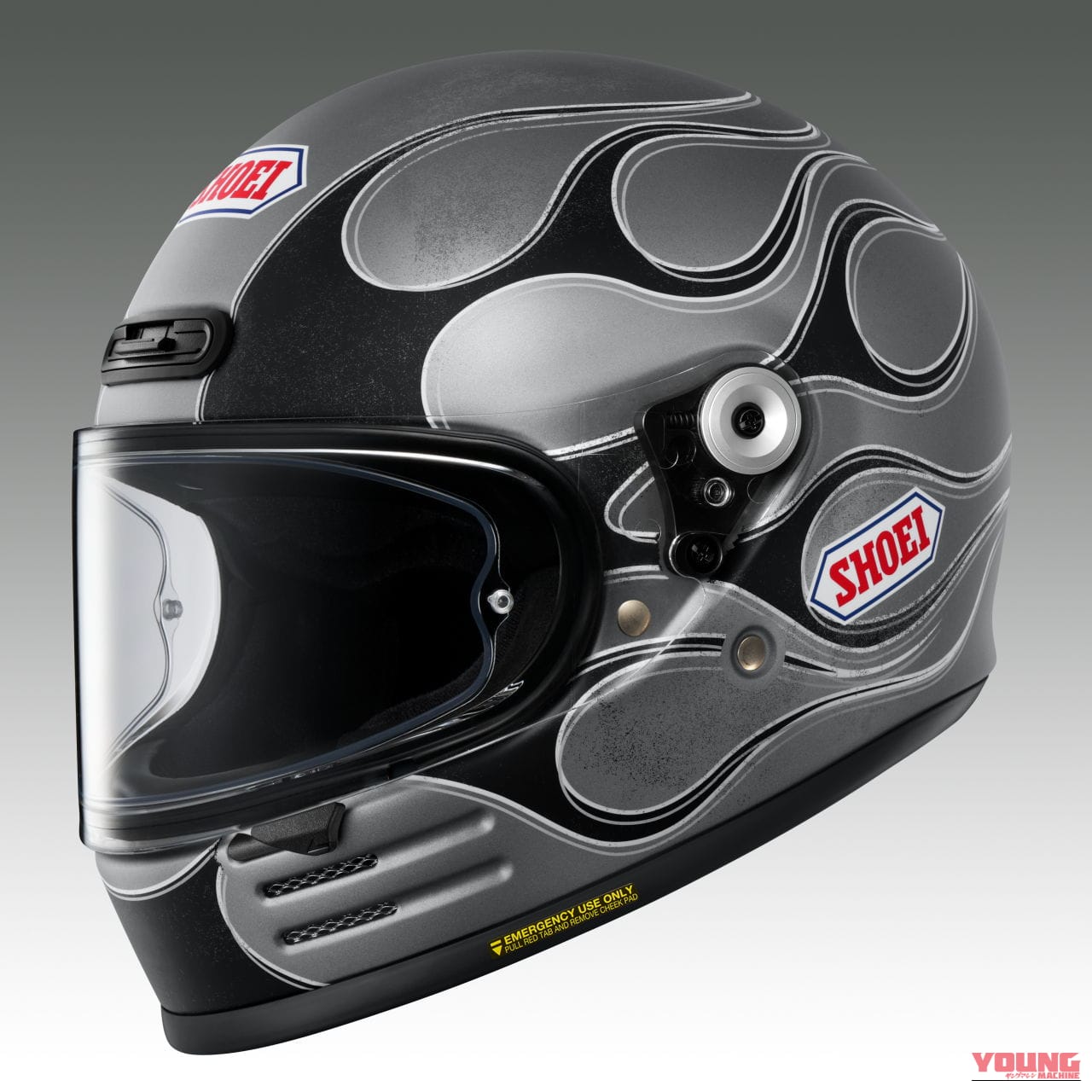 SHOEI Glamster BLAST｜アメリカンスポーツを彷彿とさせるフレアパターンにマット色、新登場！ SHOEI「Glamster BLAST」が全4色に