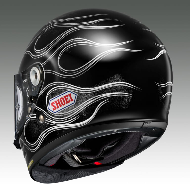 SHOEI Glamster BLAST｜アメリカンスポーツを彷彿とさせるフレアパターンにマット色、新登場！ SHOEI「Glamster BLAST」が全4色に
