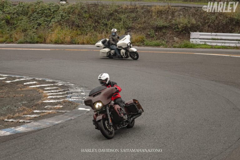 HD埼玉花園|サーキット走行|参加者|ハーレーでのツーリング先はサーキット。安全に思い切りバイクを楽しめる環境でスポーツライディングを満喫!<HD埼玉花園>