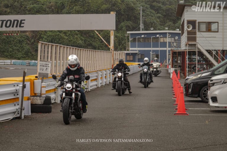 HD埼玉花園|サーキット走行|参加者|ハーレーでのツーリング先はサーキット。安全に思い切りバイクを楽しめる環境でスポーツライディングを満喫!<HD埼玉花園>