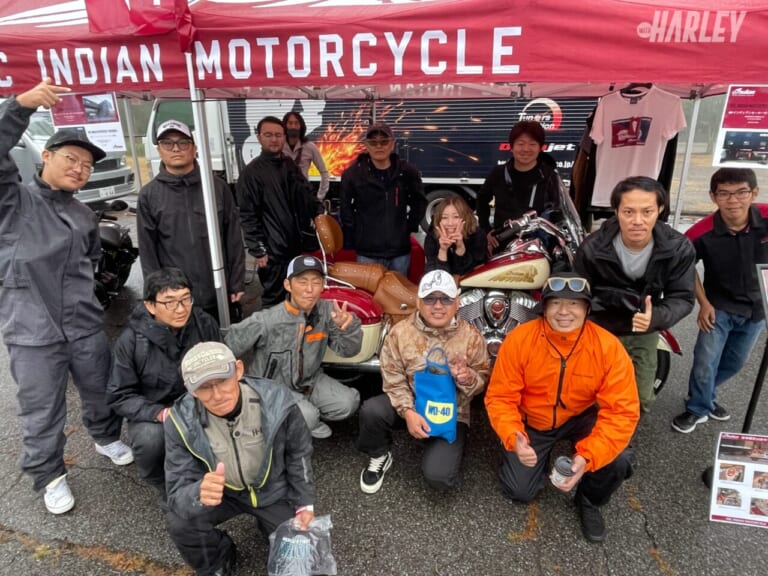 HSC｜河口湖ツーリング｜集合｜雨だから中止? そんなわけない。ハーレーを楽しむのに天気も気候も関係なし!＜HSCツーリング＞