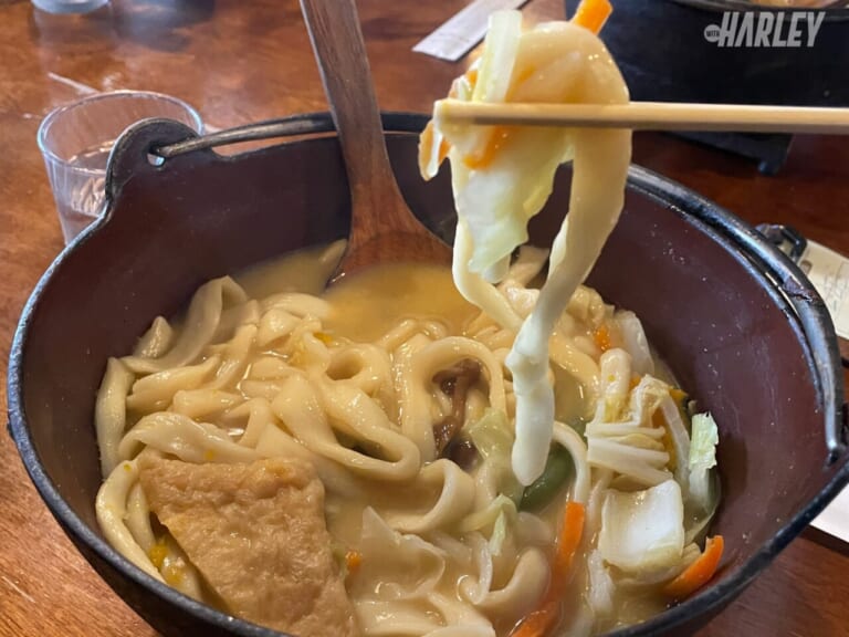 HSC｜河口湖ツーリング｜ほうとう｜雨だから中止? そんなわけない。ハーレーを楽しむのに天気も気候も関係なし!＜HSCツーリング＞