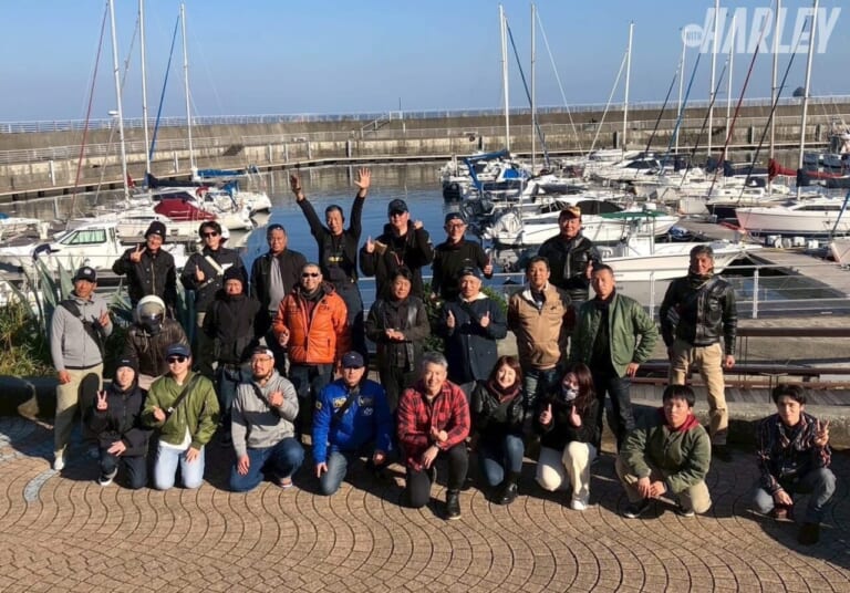 HSC｜2025年ラストツーリング｜集合｜雨だから中止? そんなわけない。ハーレーを楽しむのに天気も気候も関係なし!＜HSCツーリング＞