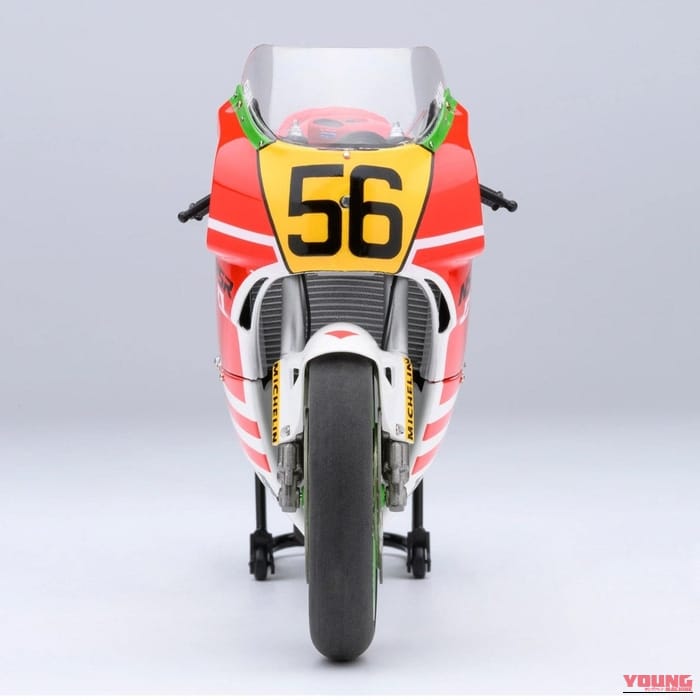 AUTOART HONDA NSR500 WGP500 #56|【バリバリ伝説】巨摩郡のNSR500が1/12スケールモデルで登場! オートアート製・ヘルメット付属の充実ぶり