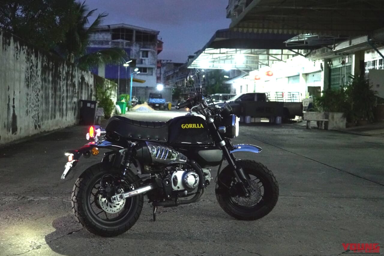 G+Note Gorilla Tank & Seat Set for Monkey125|【ついに販売開始!】「ゴリラ125」が入手可能に! カスタム外装キットが日本国内でも買える