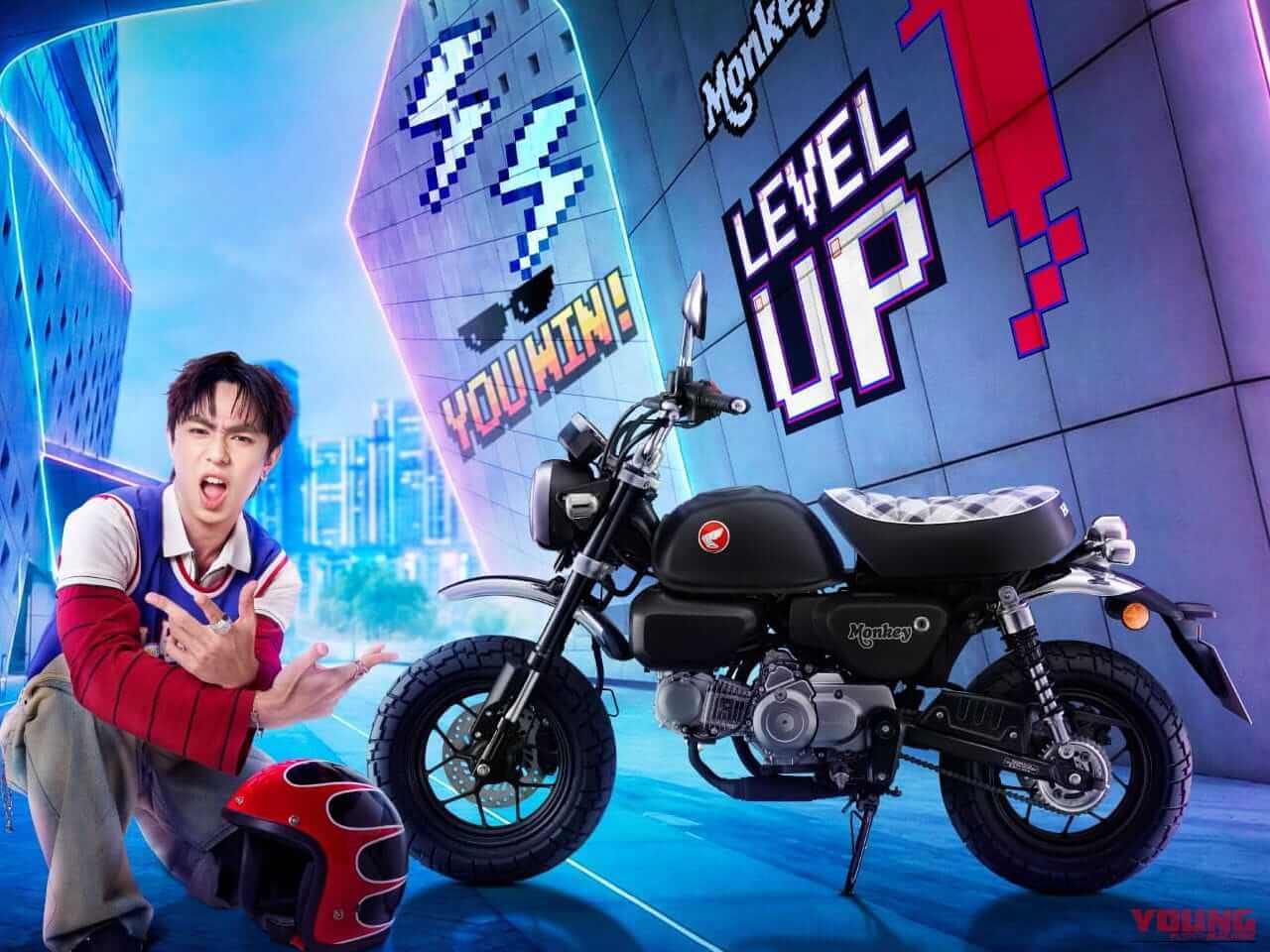 ホンダ|モンキー125|タイ仕様|2026年モデル|タータンチェックのシートが復活!! ホンダ新型「モンキー125」は前輪ABS採用で安全性も向上【海外】