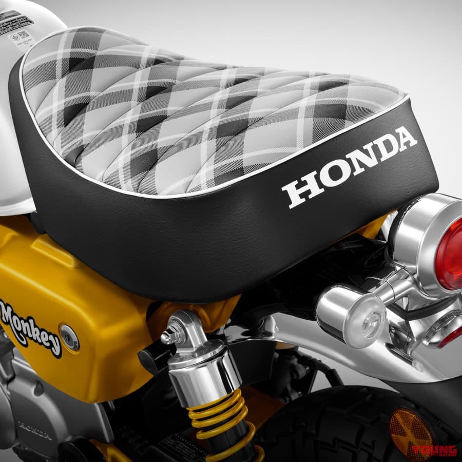 ホンダ｜モンキー125｜タイ仕様｜2026年モデル｜タータンチェックのシートが復活!! ホンダ新型「モンキー125」は前輪ABS採用で安全性も向上【海外】