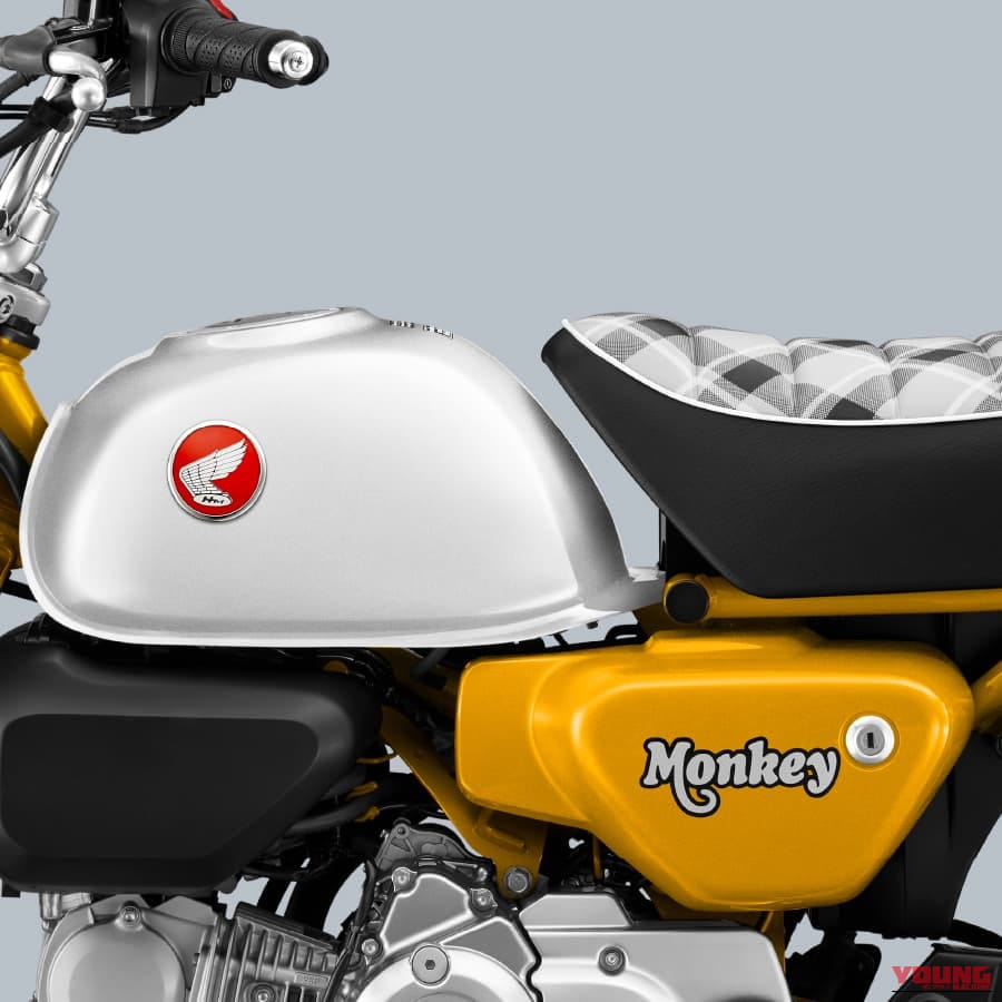 ホンダ|モンキー125|タイ仕様|2026年モデル|タータンチェックのシートが復活!! ホンダ新型「モンキー125」は前輪ABS採用で安全性も向上【海外】