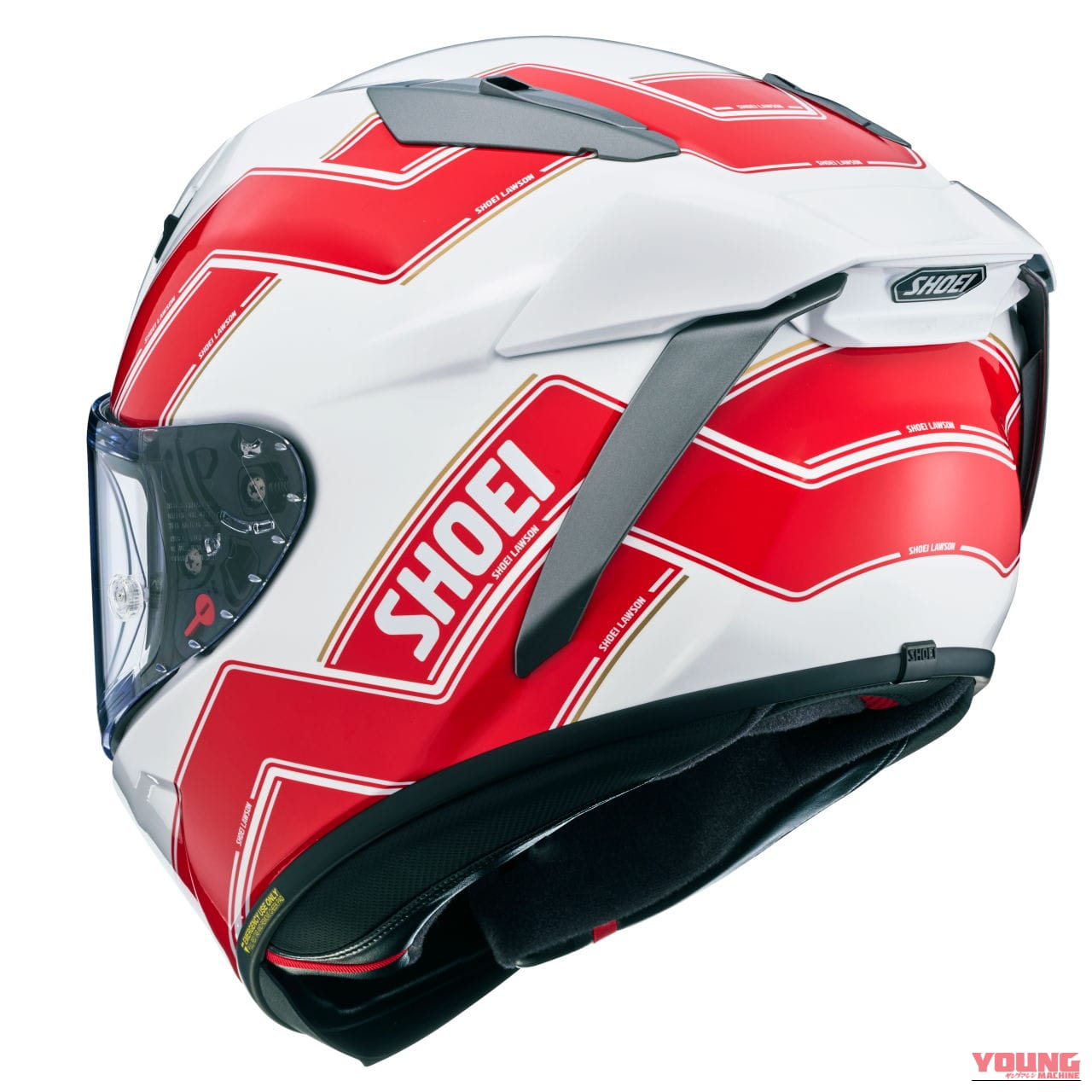 SHOEI X-Fifeen LAWSON｜マールボロステッカーを貼りたくなる？ SHOEI「X-Fifteen」にE.ローソンレプリカ登場