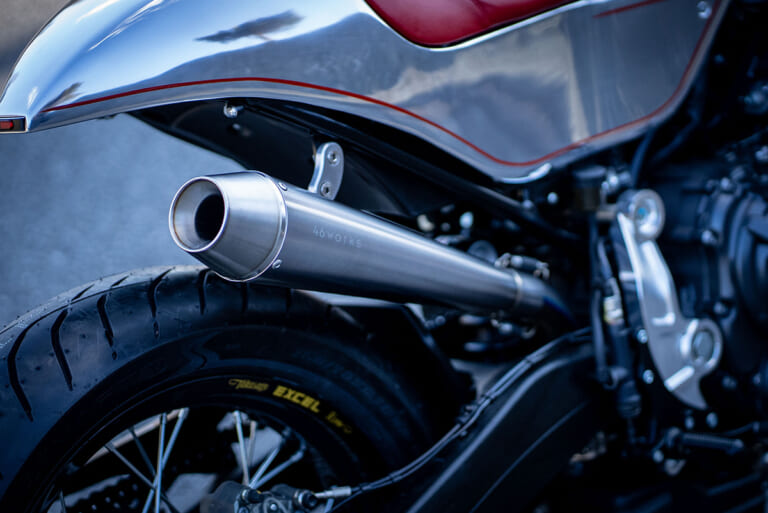 CABALLERO｜Scrambler700｜カスタム｜46works｜モータリスト｜FANTIC｜｜世界的ビルダーがCABALLERO SCRAMBLER700をカフェレーサーに！