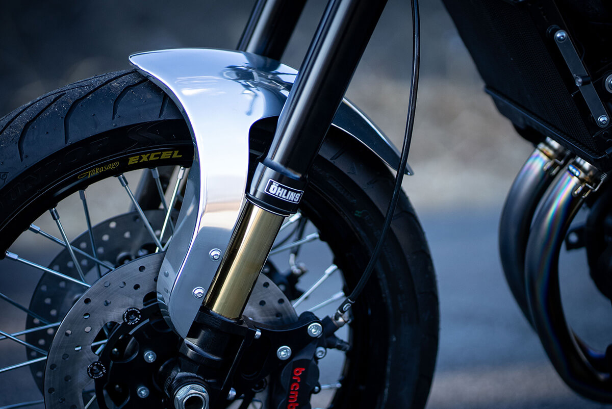 CABALLERO｜Scrambler700｜カスタム｜46works｜モータリスト｜FANTIC｜オーリンズ｜世界的ビルダーがCABALLERO SCRAMBLER700をカフェレーサーに！