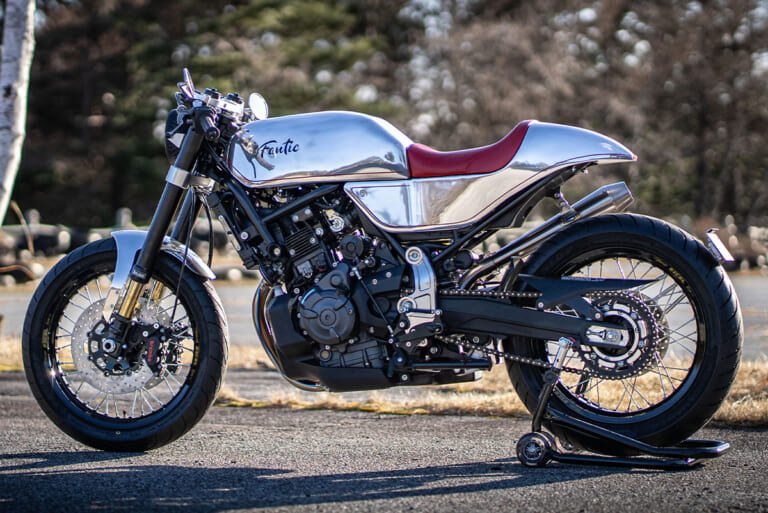 CABALLERO｜Scrambler700｜カスタム｜46works｜モータリスト｜FANTIC｜｜世界的ビルダーがCABALLERO SCRAMBLER700をカフェレーサーに！