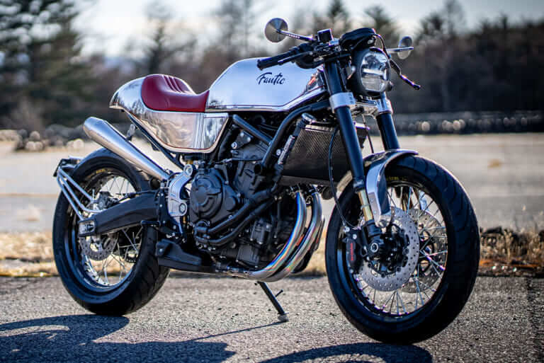 CABALLERO｜Scrambler700｜カスタム｜46works｜モータリスト｜FANTIC｜世界的ビルダーがCABALLERO SCRAMBLER700をカフェレーサーに！