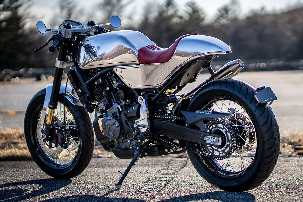CABALLERO｜Scrambler700｜カスタム｜46works｜モータリスト｜FANTIC｜世界的ビルダーがCABALLERO SCRAMBLER700をカフェレーサーに！