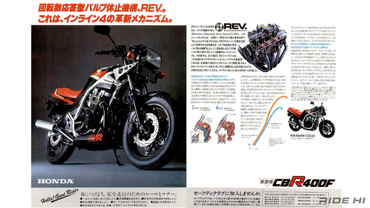 ホンダ｜CBR400F｜1983年｜「はじまりのCBRは空冷4発」CBR400Fは空冷ネイキッドがT.T.レーサーの魅力を際立たせた！