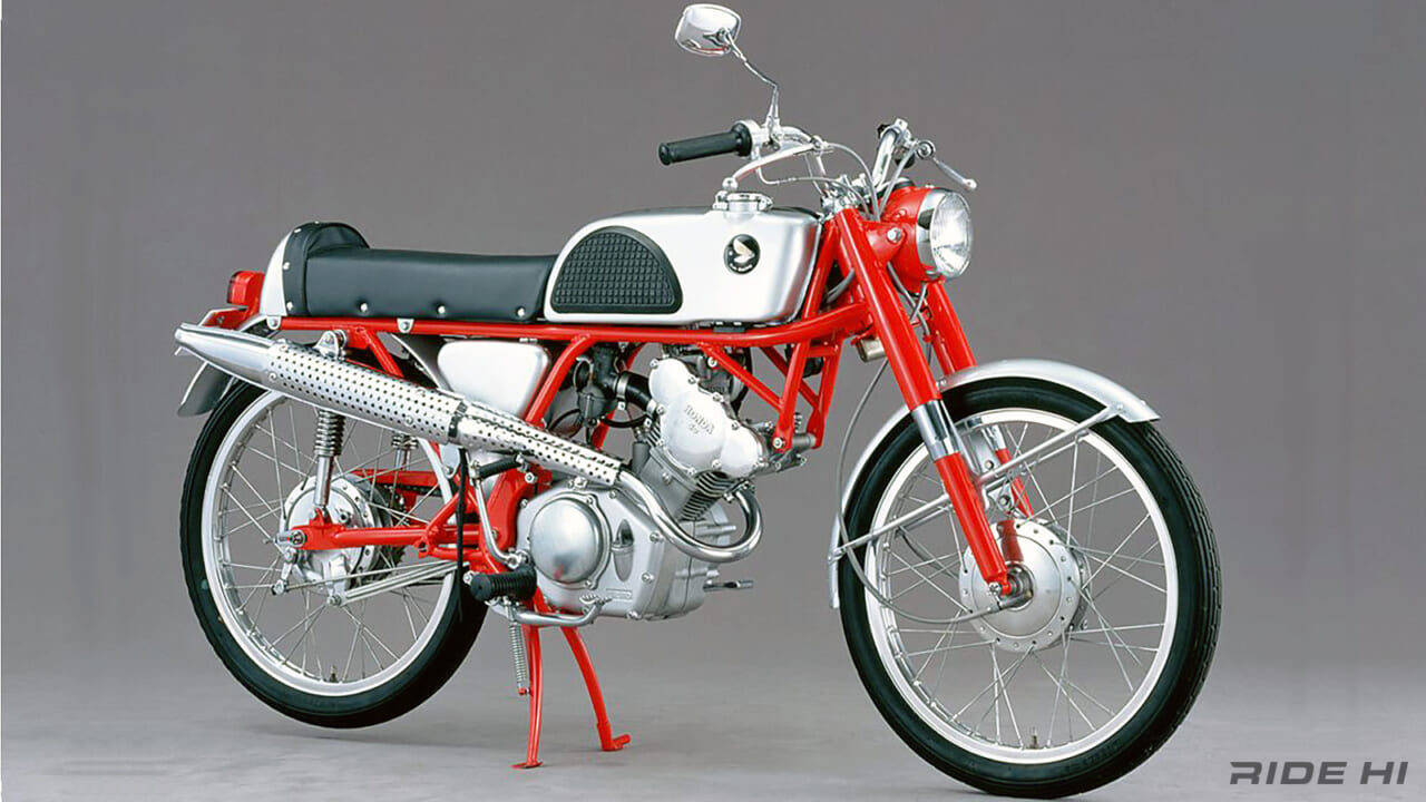 ホンダ｜ドリーム50｜1997年｜「ホンダだから正夢にできた!」50cc DOHC4バルブカムギアトレーン「DREAM50」