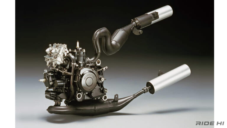 ホンダ|NS250R|NS250F|「ホンダの2ストはまだまだ」から一気に追いつくため、“たった1年で”ありったけを注ぎ込んだNS250F/NS250R!