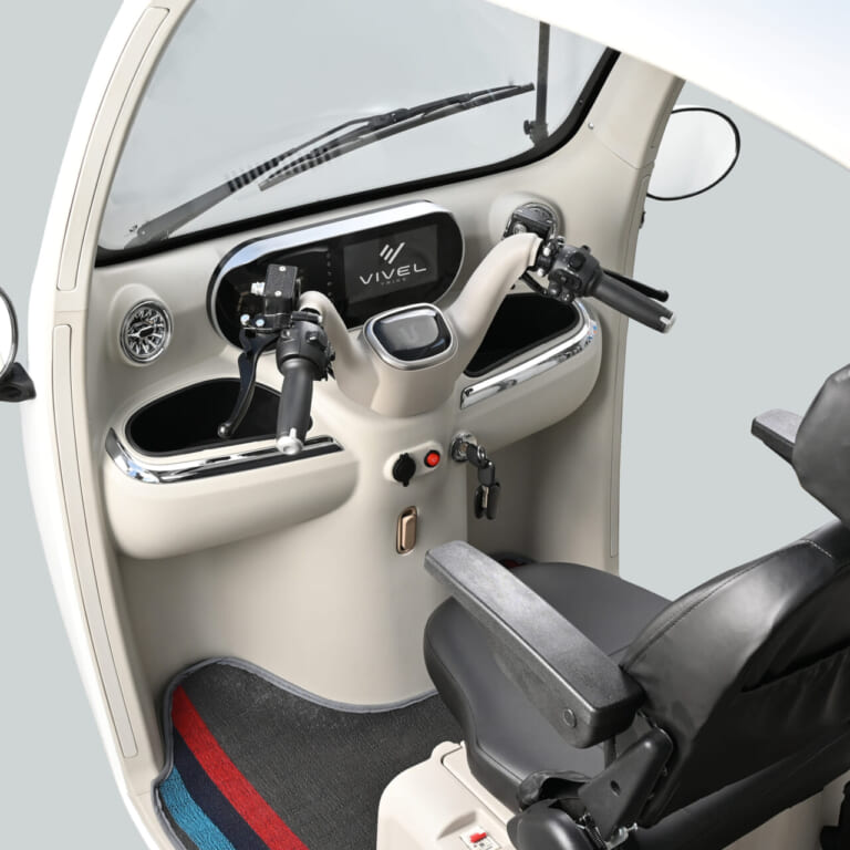 VIVEL TRIKE COCO｜【EVトライク】かわいすぎる3人乗り「ビベルトライク COCO」登場：ディスクブレーキ採用＆全7色のカラバリで実用性とデザイン性高め